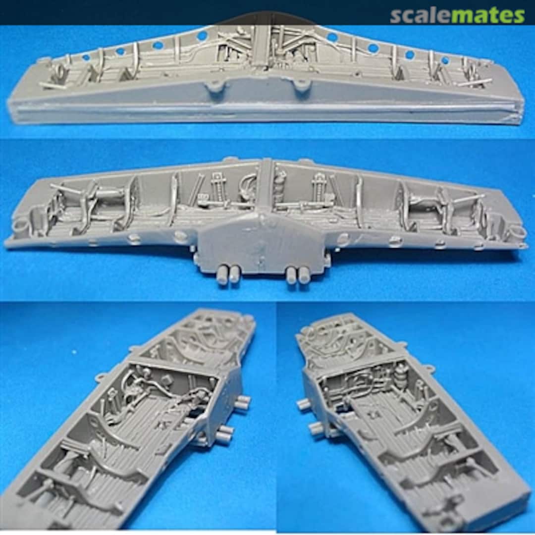 Boxart P-51B/C Mustang wheel wells set VDS48032 Vector Boxart P-51B/C Mustang wheel wells set VDS48032 Vector