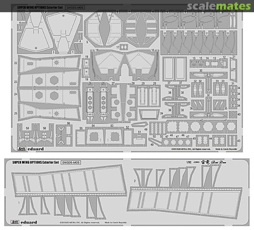 Boxart Raiden Photo-Etched Exterior Set SWS05-M05 Zoukei-Mura Boxart Raiden Photo-Etched Exterior Set SWS05-M05 Zoukei-Mura