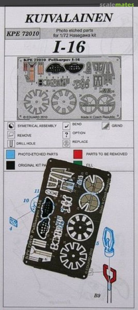 Boxart Polikarpov I-16 KPE 72010 Kuivalainen Boxart Polikarpov I-16 KPE 72010 Kuivalainen