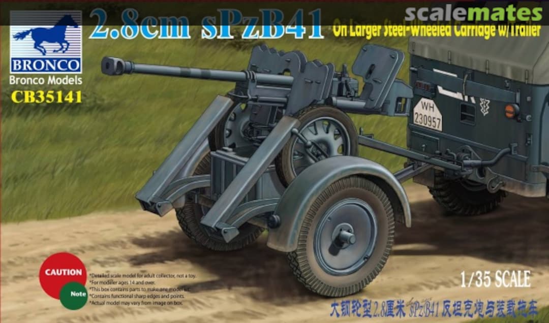 Boxart 2.8cm sPzB41 CB35141 Bronco Boxart 2.8cm sPzB41 CB35141 Bronco