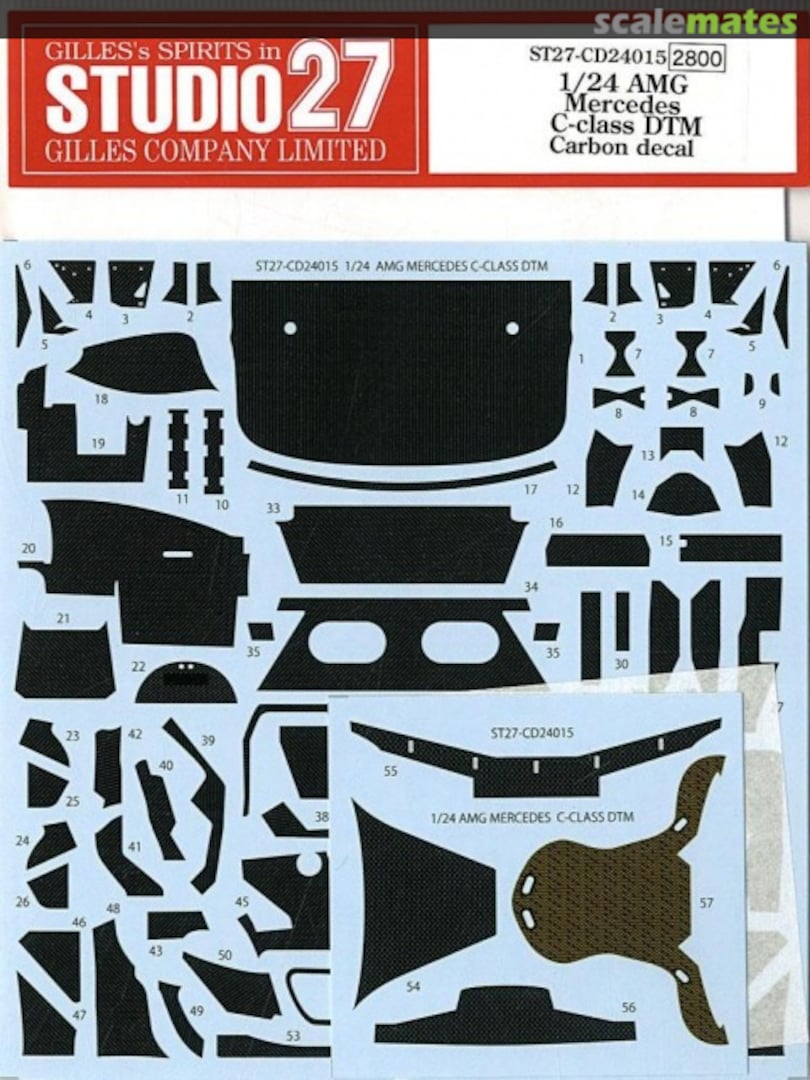 Boxart AMG Mercedes C-Class DTM ST27-CD24015 Studio27 Boxart AMG Mercedes C-Class DTM ST27-CD24015 Studio27