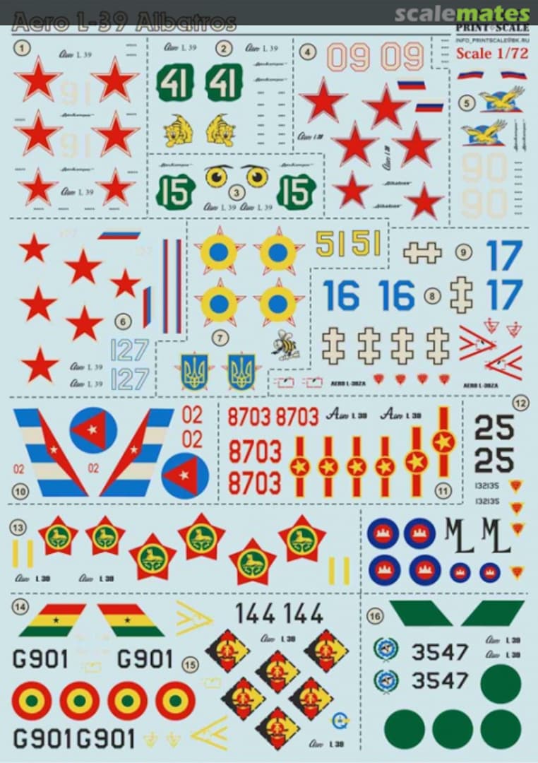 Boxart Aero L-39 Albatros 72-176 Print Scale Boxart Aero L-39 Albatros 72-176 Print Scale
