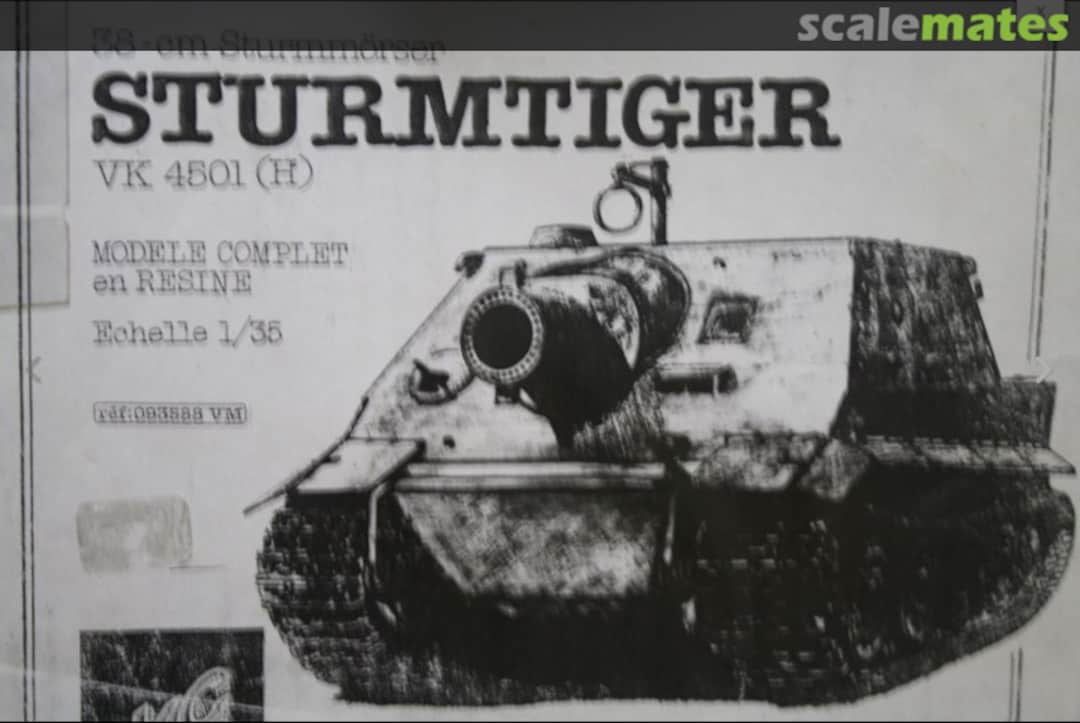Boxart Sturmtiger 093588VM NKC Modeles Boxart Sturmtiger 093588VM NKC Modeles
