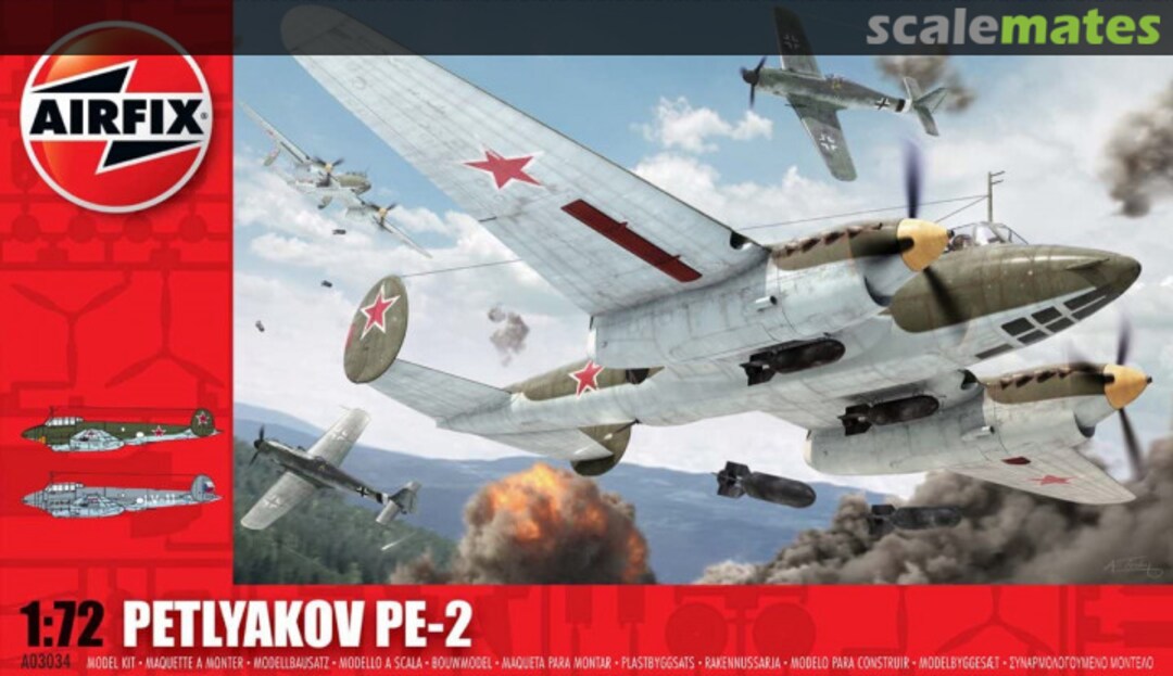 Boxart Petlyakov Pe-2 A03034 Airfix Boxart Petlyakov Pe-2 A03034 Airfix