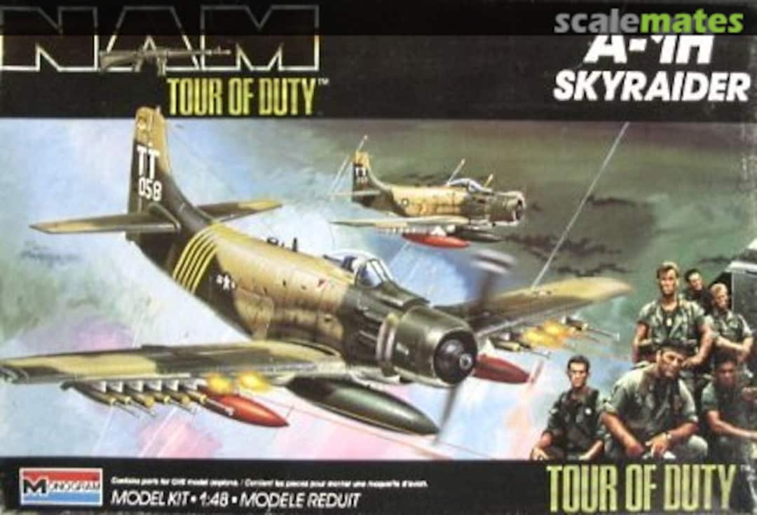 Boxart A-1H Skyraider 5454 Monogram Boxart A-1H Skyraider 5454 Monogram