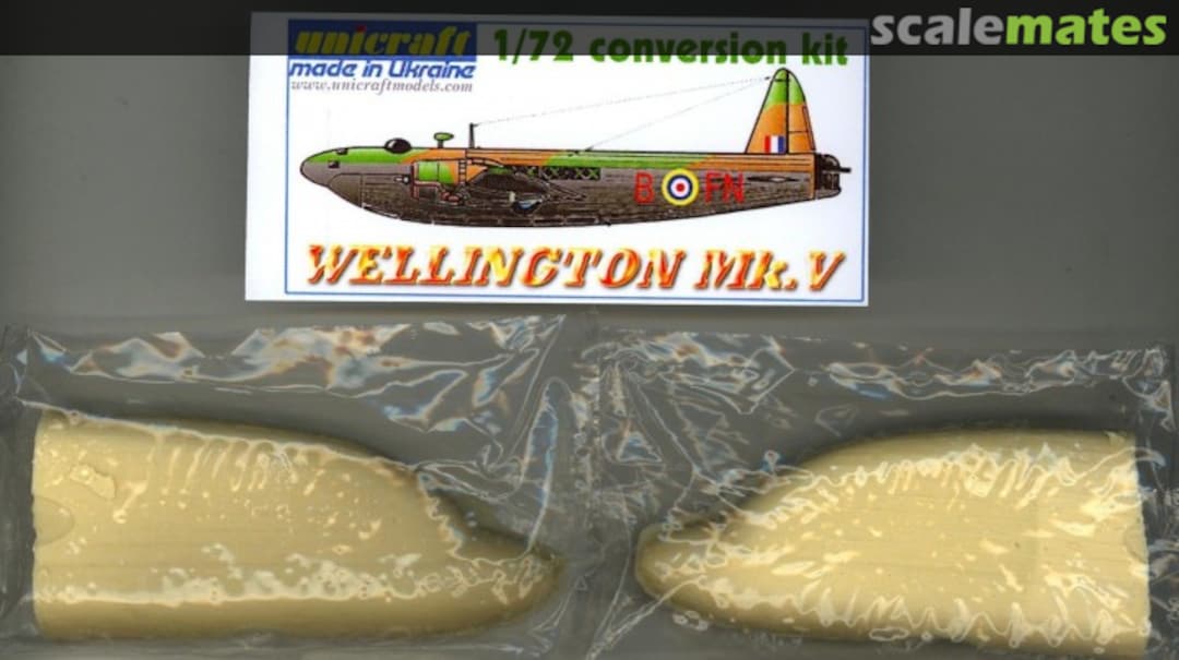 Boxart Wellington Mk.V Conversion Kit UNC1297 Unicraft Models Boxart Wellington Mk.V Conversion Kit UNC1297 Unicraft Models