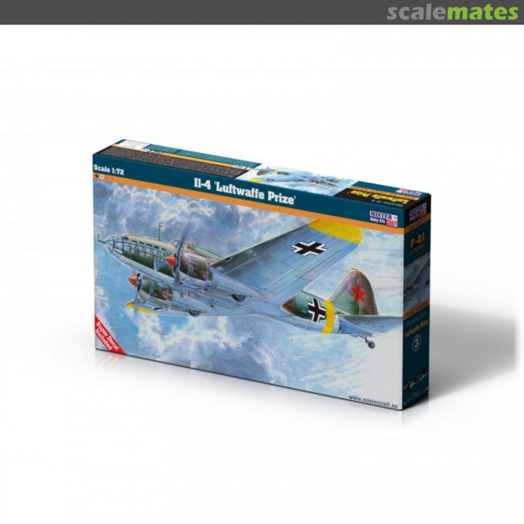 Boxart Il-4 'Luftwaffe Prize' F-21 MisterCraft Boxart Il-4 'Luftwaffe Prize' F-21 MisterCraft