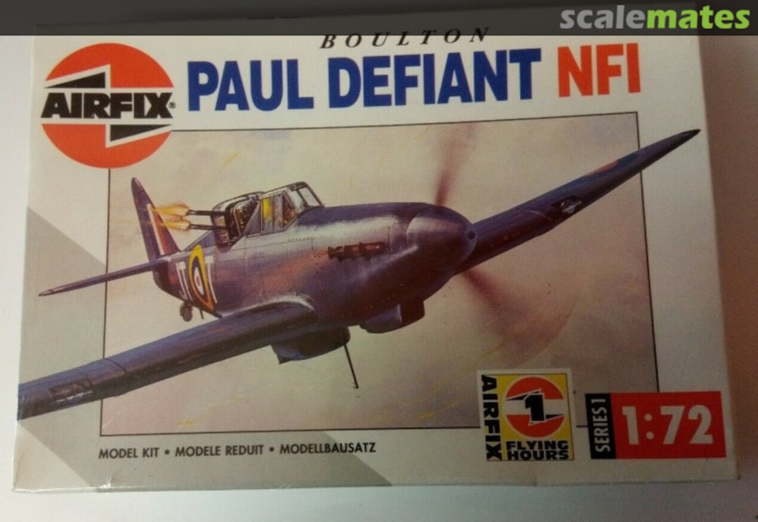 Boxart Paul Defiant NF1 A01031 Airfix