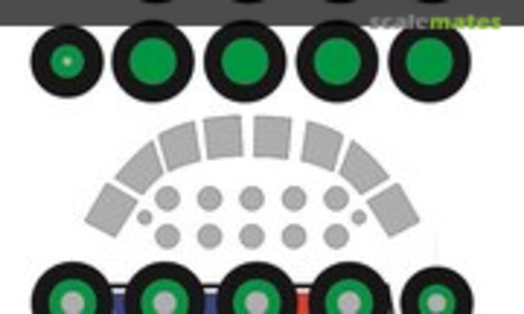 1:144 Paint mask for KJ-200 /KJ-500 (KAV models KAV M144 017) KAV M144 017