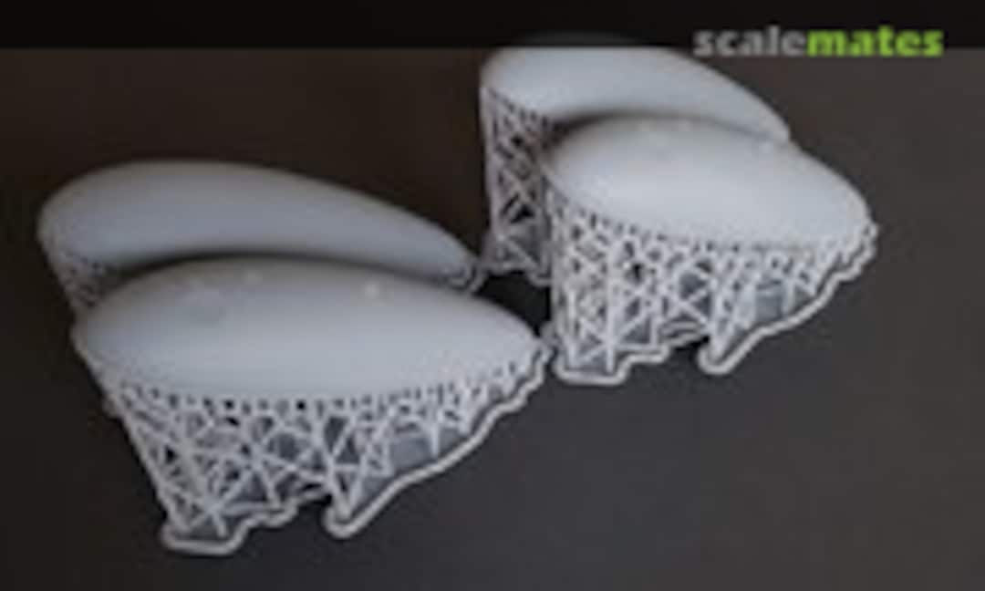 1:18 Drop Tanks, US 75-gallon, for World War Two-era Fighter Aircraft (Model Monkey 18-Drop Tanks-75) 18-Drop Tanks-75