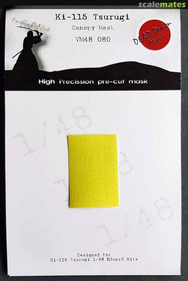 Boxart Nakajima Ki-115 Tsurugi paint mask VM48080 DEAD Design Models Boxart Nakajima Ki-115 Tsurugi paint mask VM48080 DEAD Design Models
