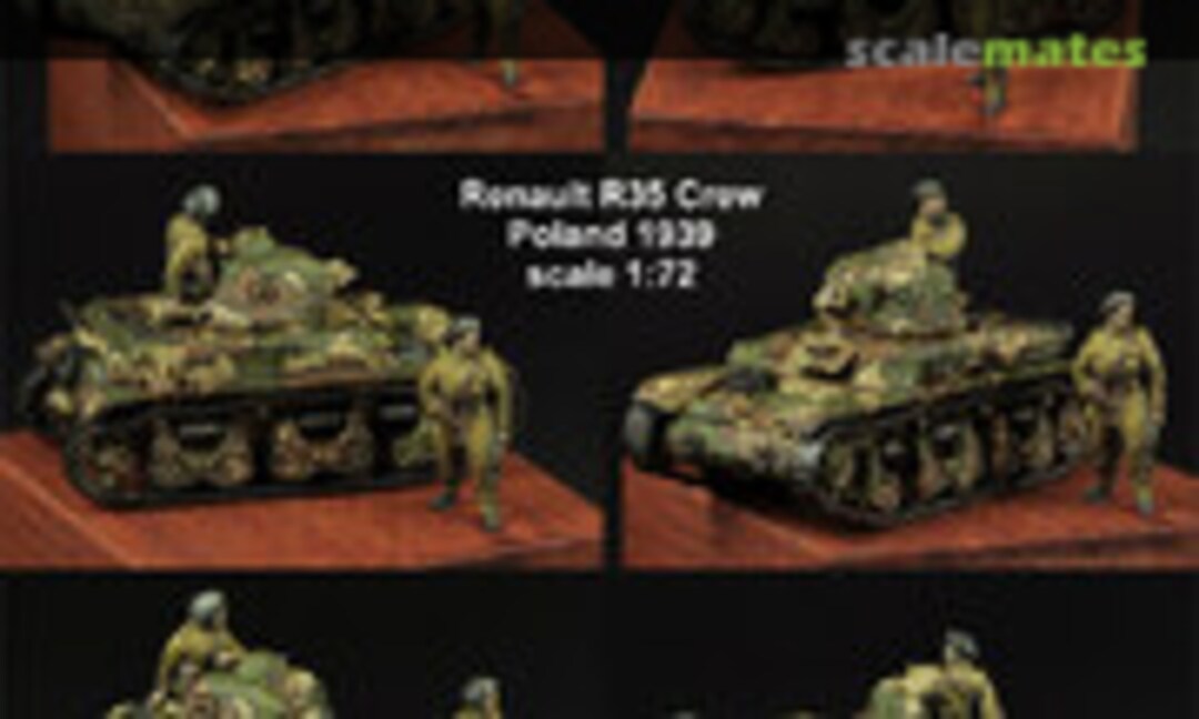 1:72 Polish Renault R35 Crew Set (Scibor Monsterous Miniatures 72HM0021) 72HM0021