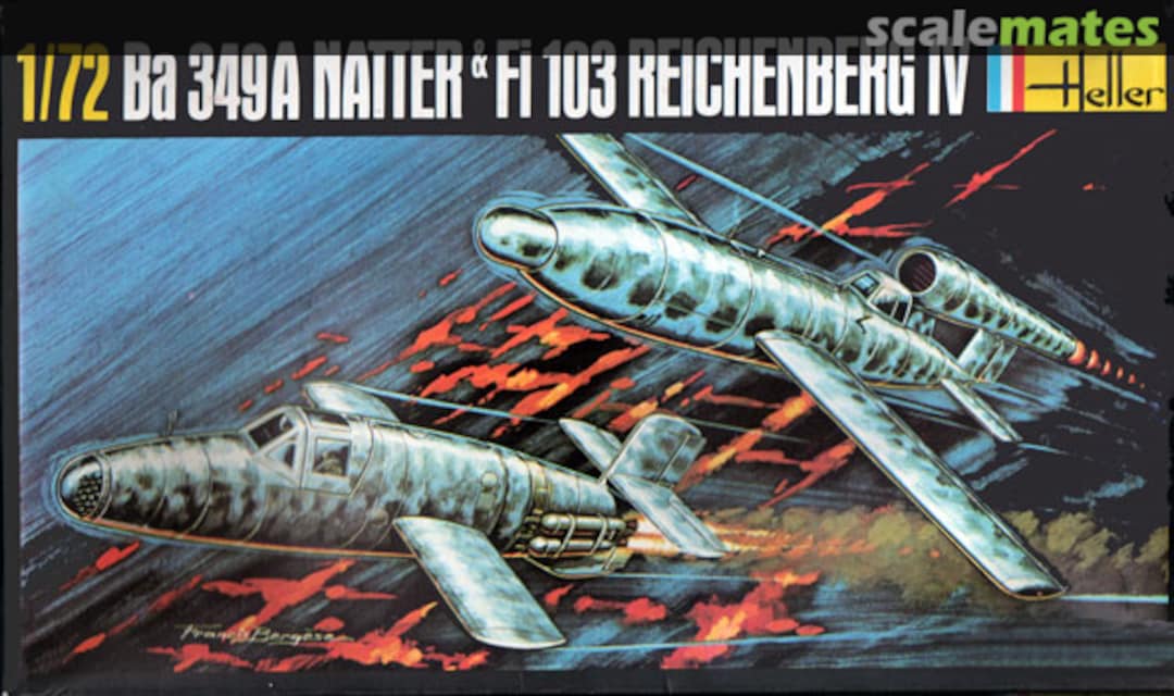 Boxart Ba 349A Natter & Fi 103 Reichenberg IV 226 Heller