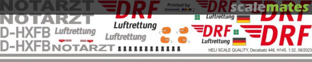 Boxart H145 / EC 145T2 - DRF - D-HXFB Decal 446 Heli Scale Quality Boxart H145 / EC 145T2 - DRF - D-HXFB Decal 446 Heli Scale Quality