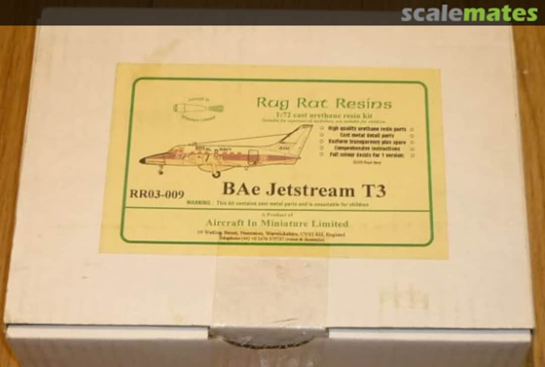 Boxart BAe Jetstream T3 RR03-009 RugRatResins Boxart BAe Jetstream T3 RR03-009 RugRatResins