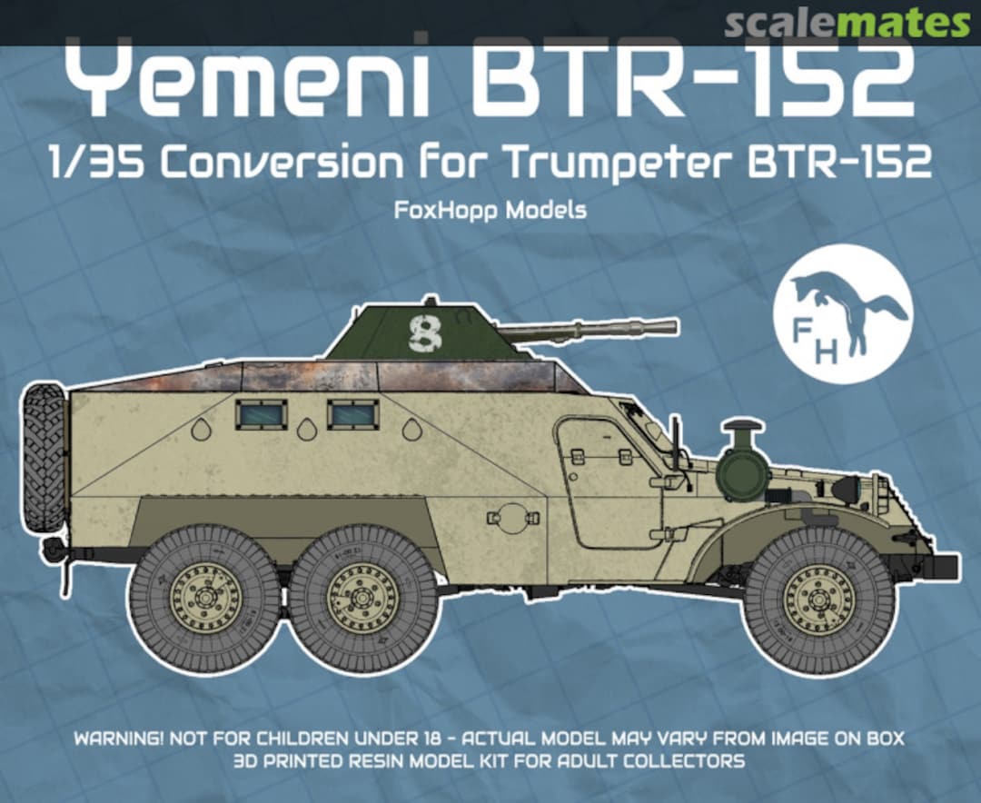 Boxart BTR-152 Yemeni conversion kit  FoxHopp Models