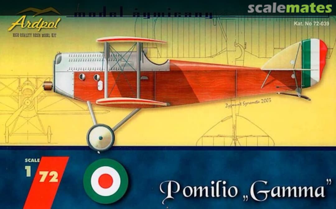 Boxart Pomilio "Gamma" 72-039 Ardpol Boxart Pomilio "Gamma" 72-039 Ardpol