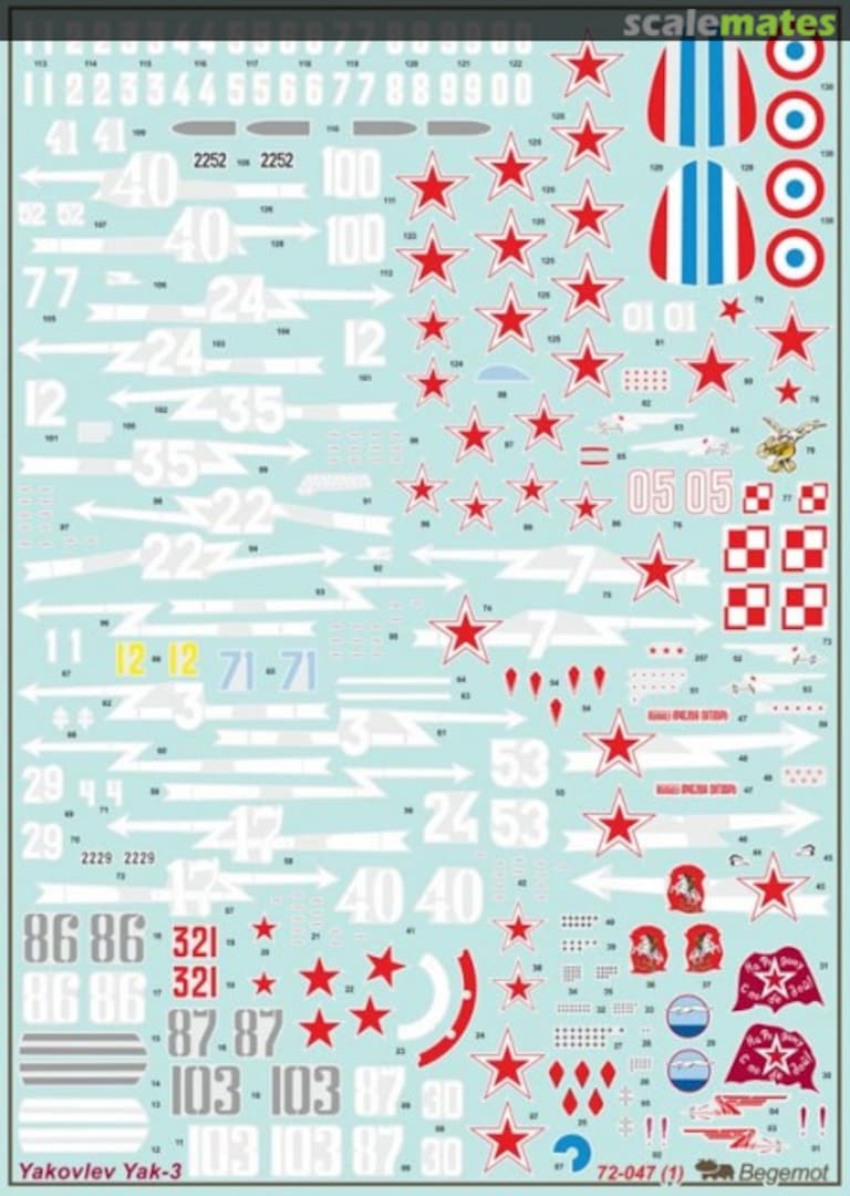 Boxart Yakovlev Yak-3 72-047 Begemot Boxart Yakovlev Yak-3 72-047 Begemot