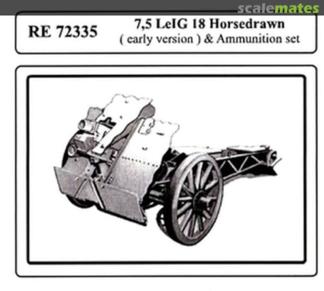 Boxart 7.5 LeIG 18 Horsedrawn & Ammunition Set 72335 Attack Hobby Kits Boxart 7.5 LeIG 18 Horsedrawn & Ammunition Set 72335 Attack Hobby Kits