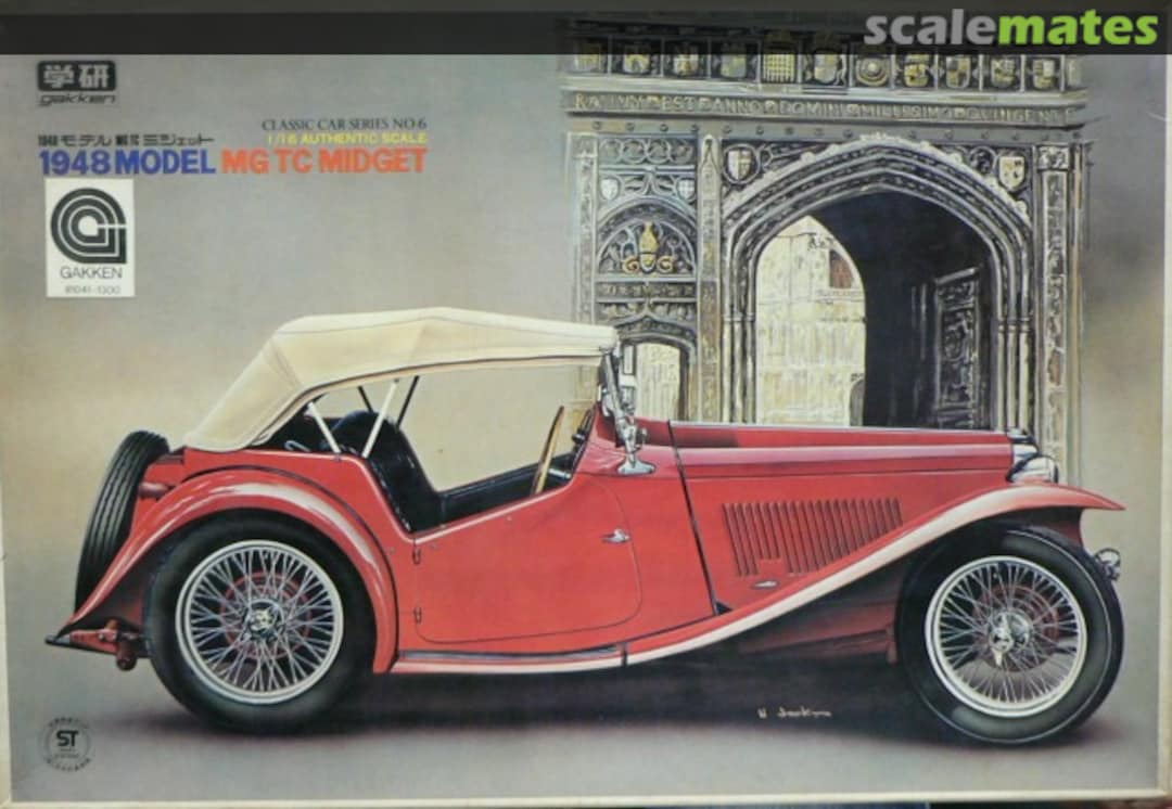 Boxart 1948 Model MG TC Midget P170-05 Gakken Boxart 1948 Model MG TC Midget P170-05 Gakken