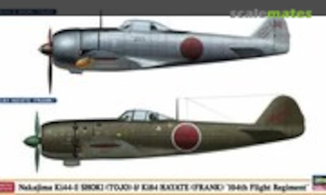 1:72 Nakajima Ki44-II Shoki (Tojo) &amp; Ki84 Hayate (Frank) (Hasegawa 02057)