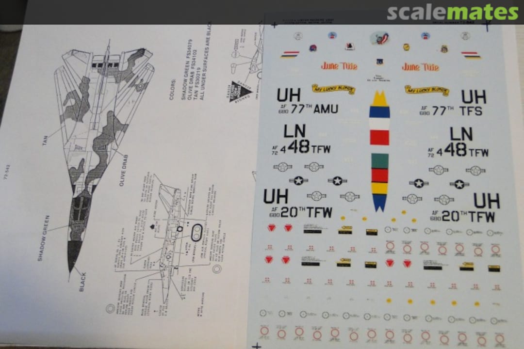 Boxart F-111F Libyan raiders USAF 72-542 Microscale Boxart F-111F Libyan raiders USAF 72-542 Microscale