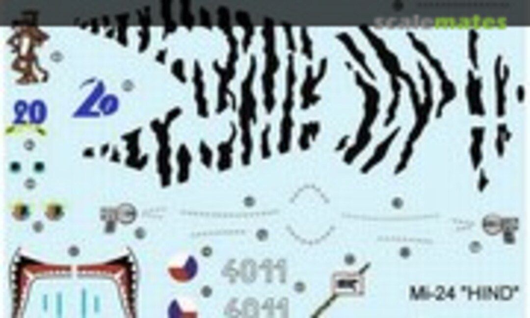 1:72 Mi-24V "Hind" NATO Tigermeet - Special (Mini Print Decal MPD72011) MPD72011