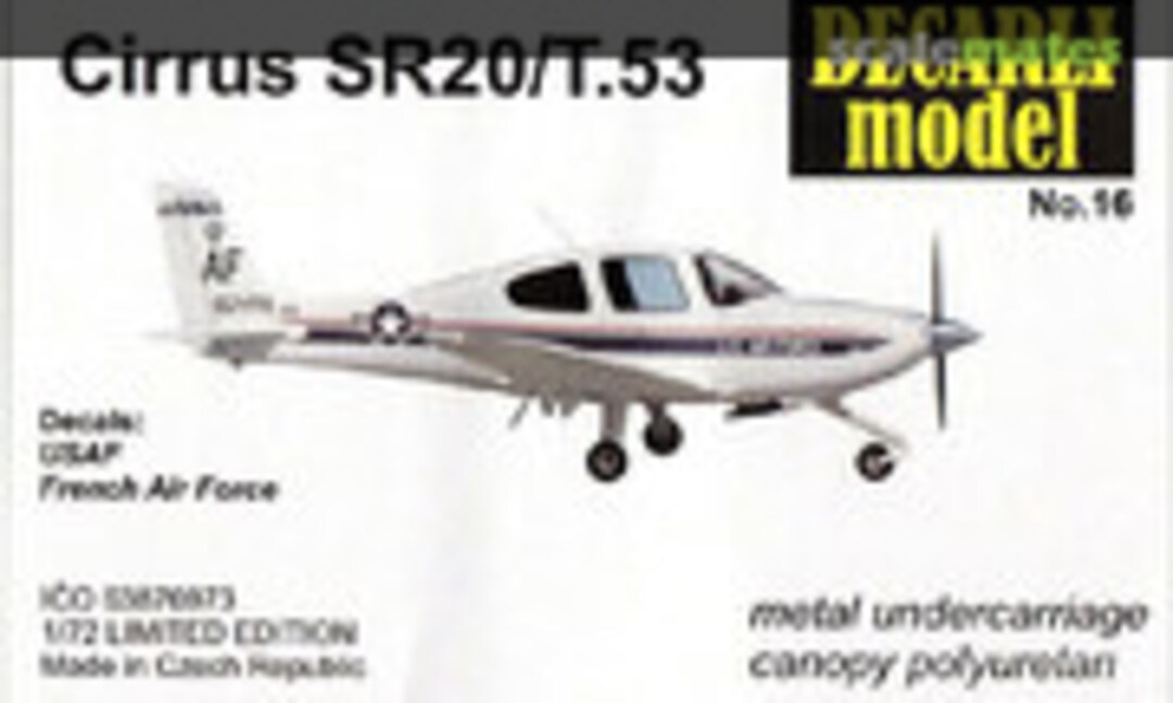 1:72 Cirrus SR20/T.53 (Decarli Model 16) 16