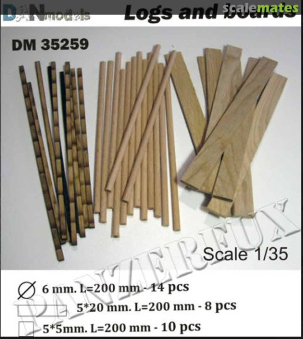 Boxart Logs and Boards DM35259 DANmodels