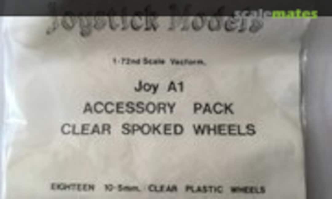 1:72 Clear Spoked Wheels (Joystick Models Joy A1) Joy A1