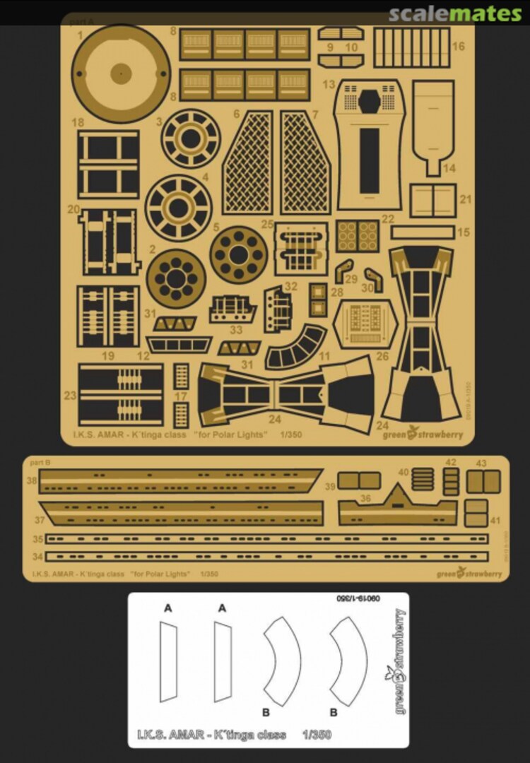 Boxart I.K.S. Amar - K'tinga class Detail Set 09019-1/350 Greenstrawberry Boxart I.K.S. Amar - K'tinga class Detail Set 09019-1/350 Greenstrawberry