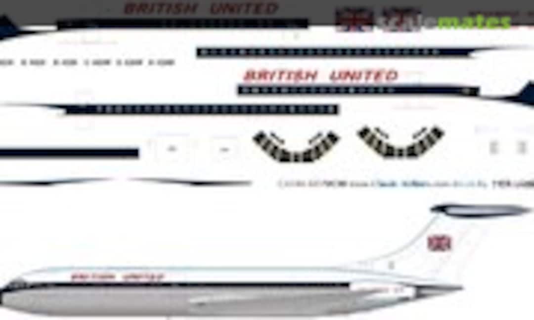1:144 British United (del) VC10 (Classic Airlines CA144-507) CA144-507