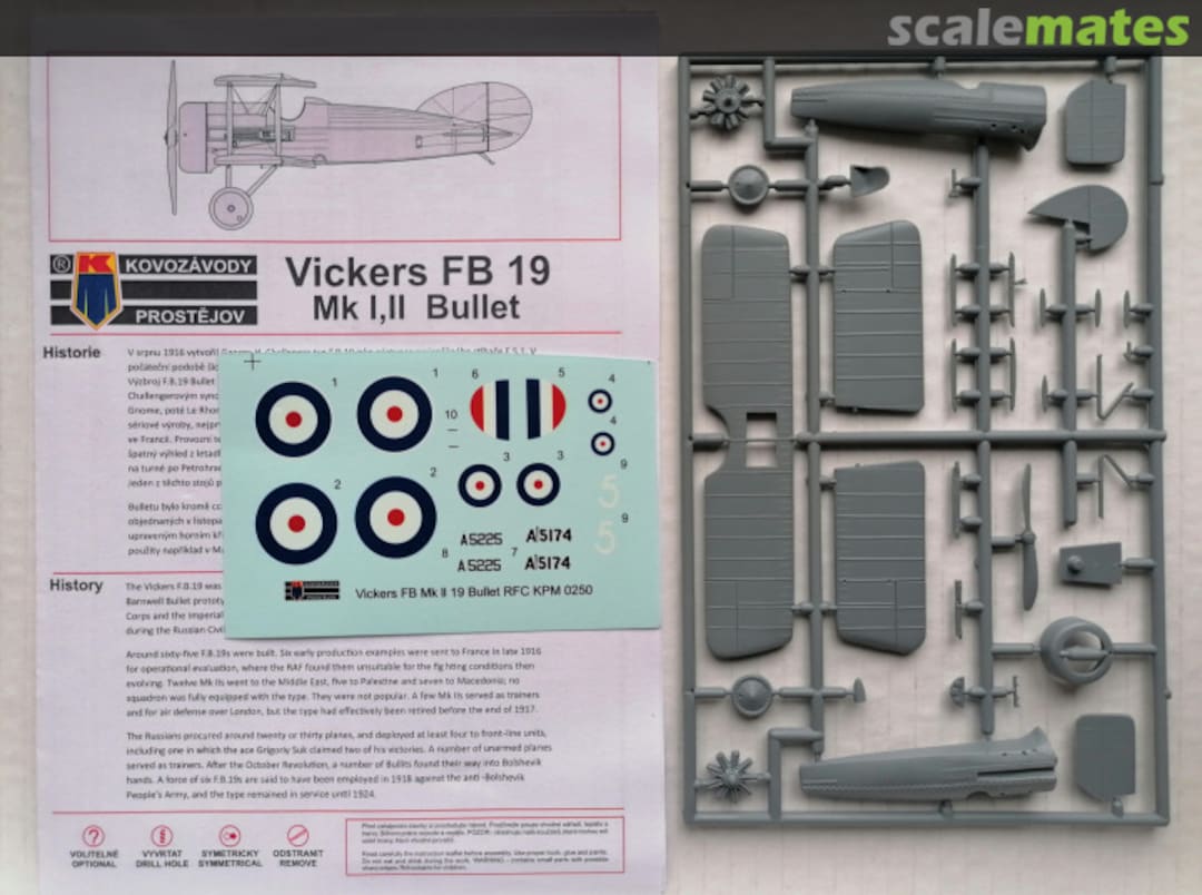 Contents Vickers FB-19 MK.II "Bullet" RFC KPM0250 Kovozávody Prostějov Contents Vickers FB-19 MK.II "Bullet" RFC KPM0250 Kovozávody Prostějov