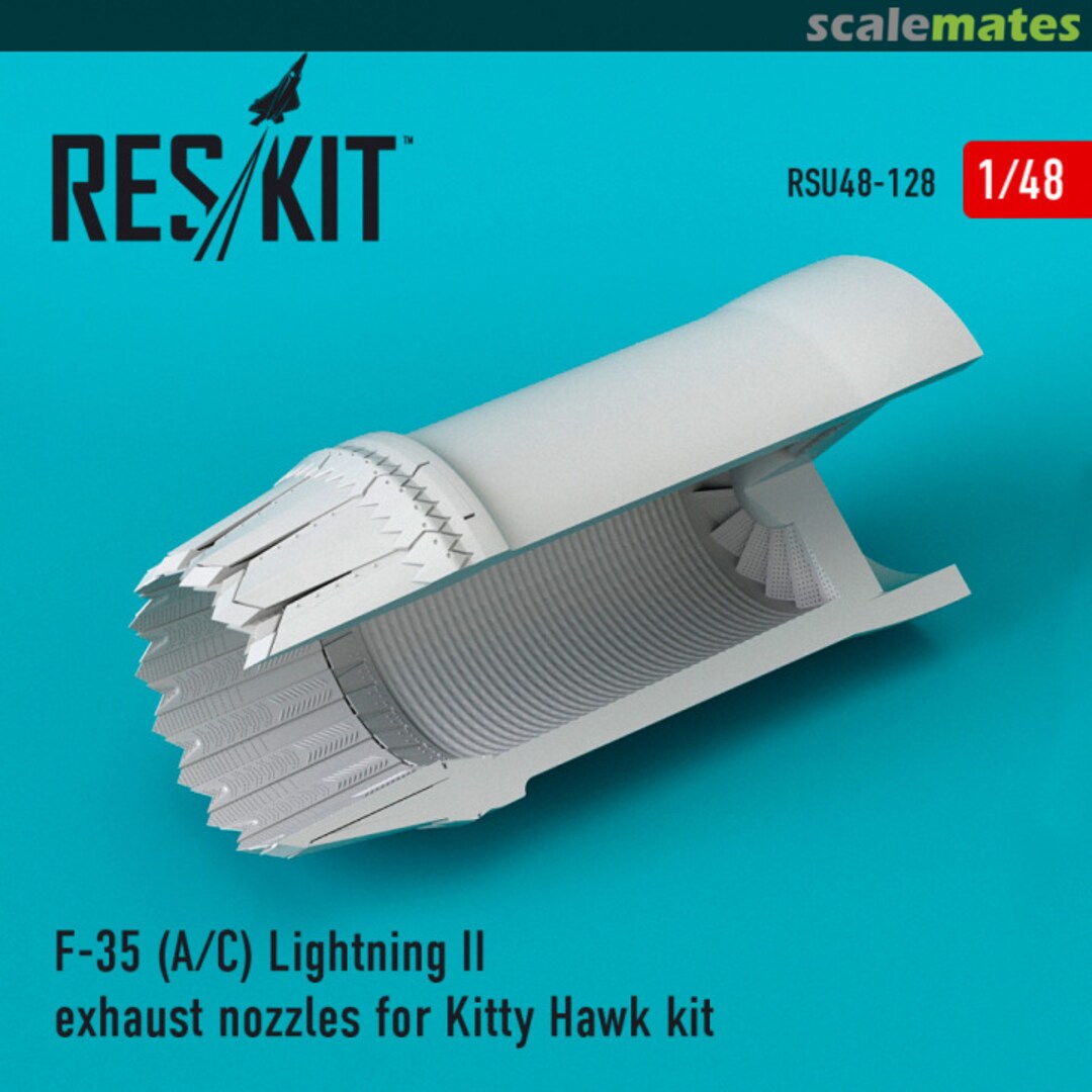 Boxart F-35A/С Lightning II exhaust nozzle RSU48-0128 ResKit