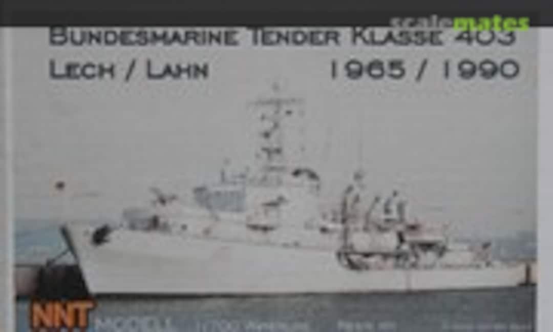 1:700 Bundesmarine Tender Klasse 403 Lech/Lahn 1965/1990 (NNT Modell+Buch 70025) 70025