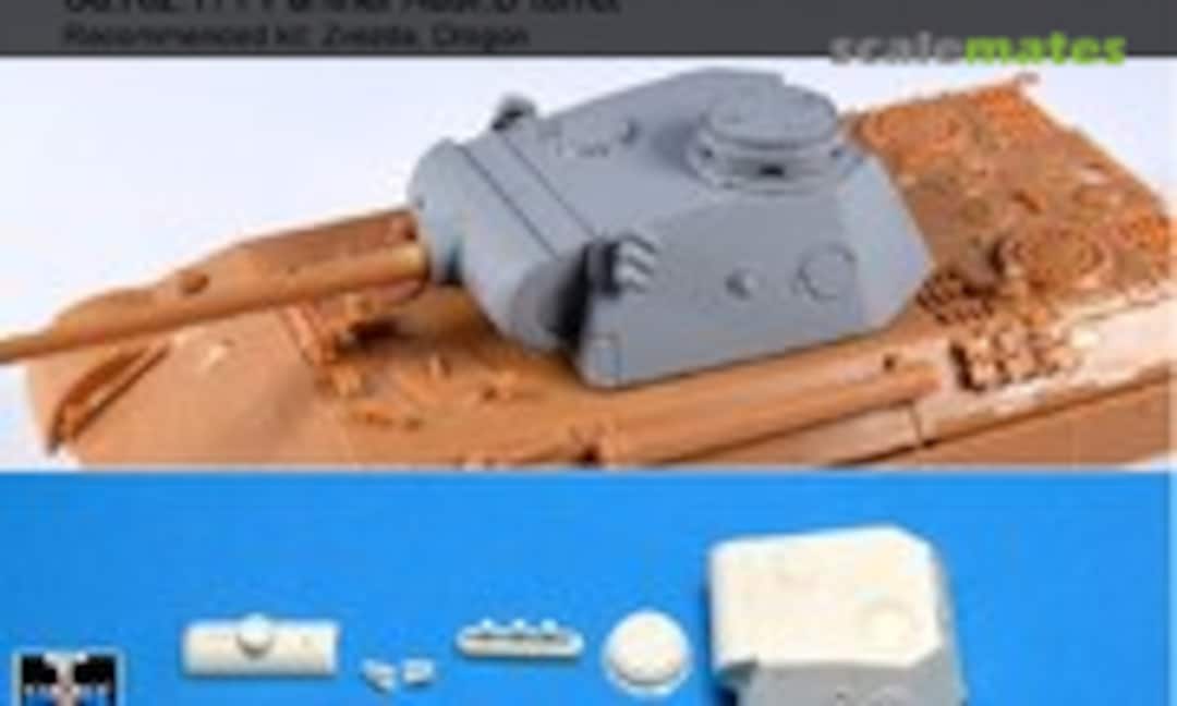 1:72 Sd.Kfz.171 Panther Ausf.D turret (Golikov Project GP-106) GP-106