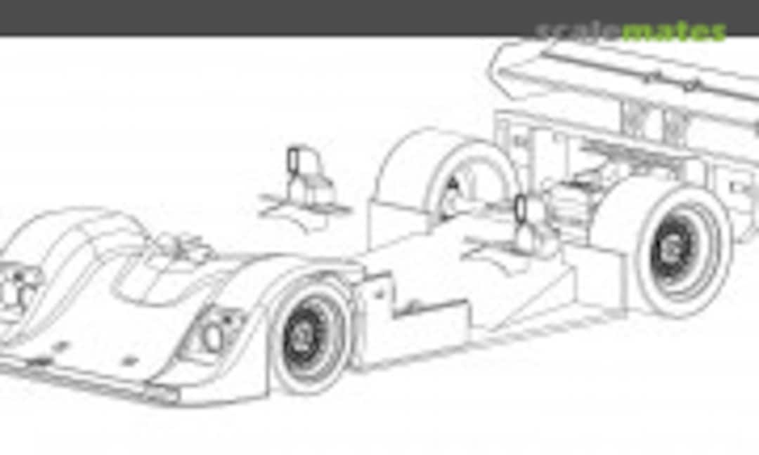 1:24 962C Joest 1990 WSPC Late Model transkit (Noritake mokei CRM009) CRM009