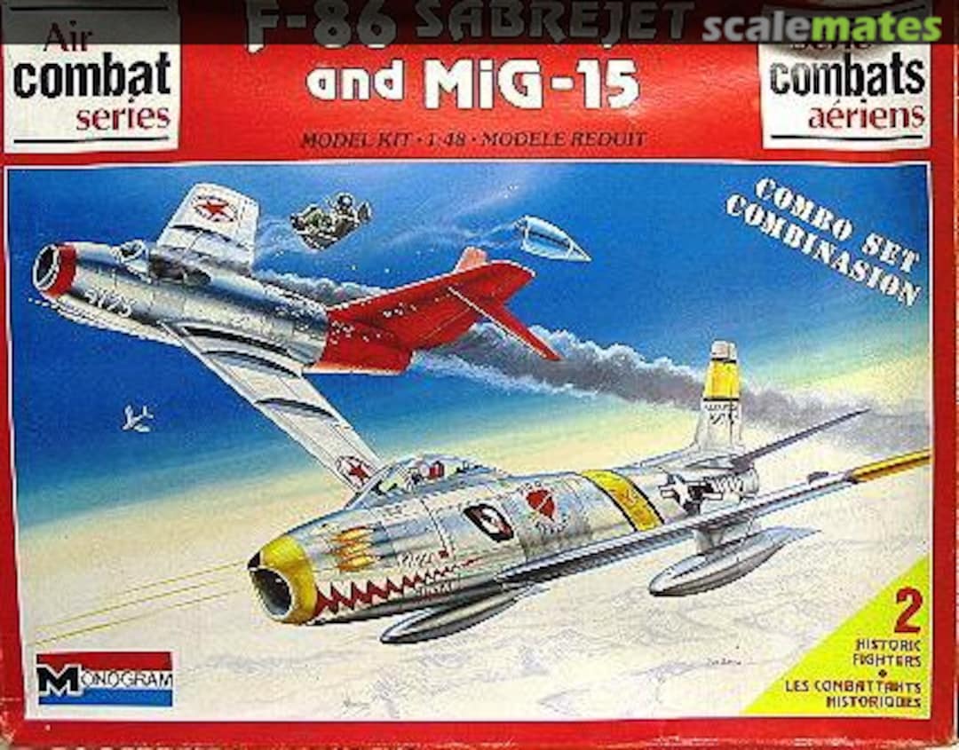 Boxart F-86 Sabrejet and MiG-15 6049 Monogram
