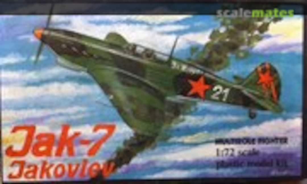 1:72 Yak-7 Multirole Fighter (Vzlët Hobby (Хобби) 0007)