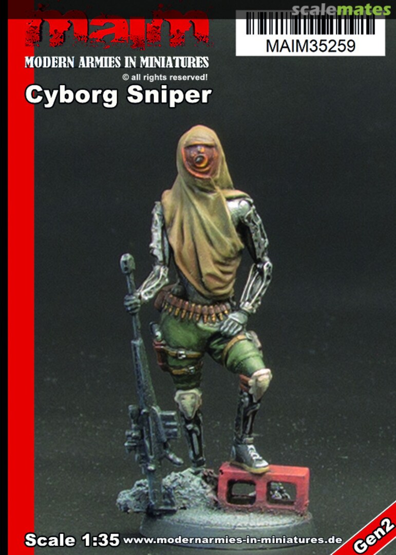 Boxart Cyborg - Robot Sniper MAIM35259 MAiM Boxart Cyborg - Robot Sniper MAIM35259 MAiM