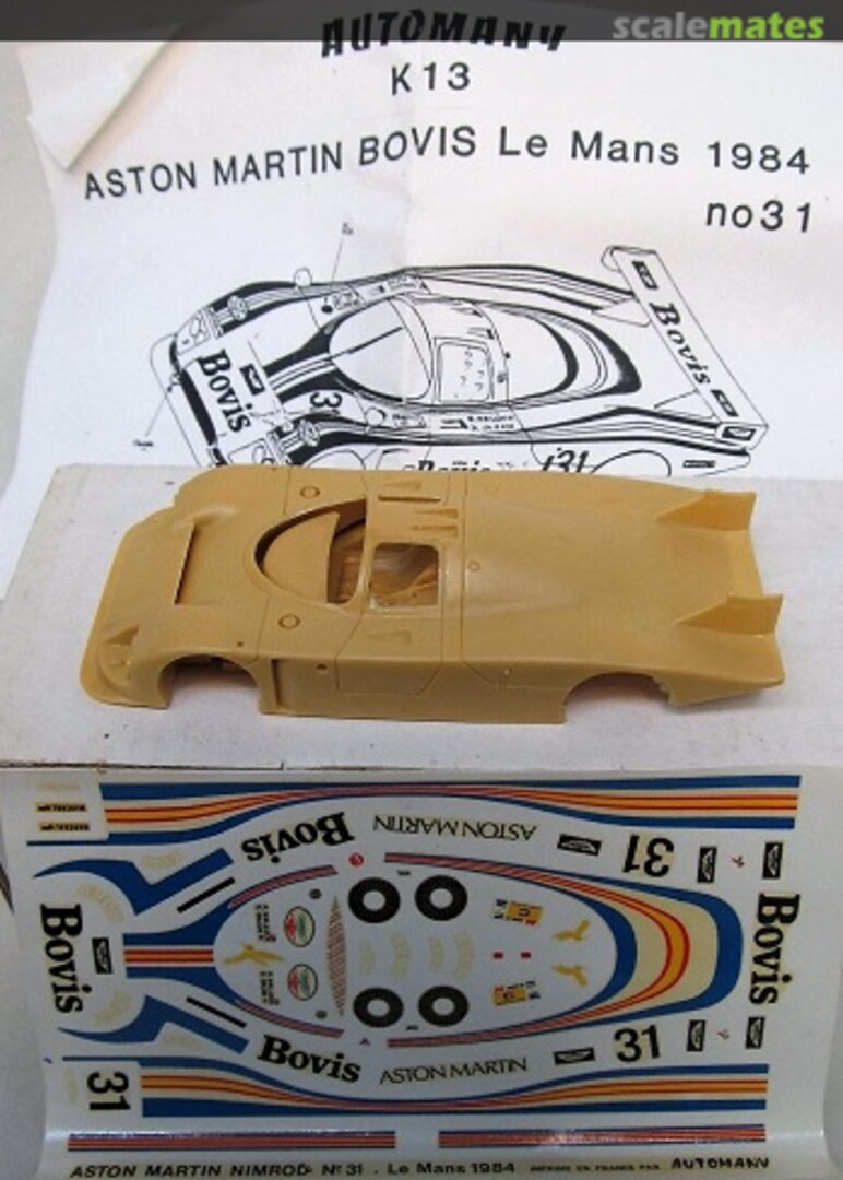 Boxart Nimrod-Aston Martin #005 "Bovis" K13 Automany Boxart Nimrod-Aston Martin #005 "Bovis" K13 Automany