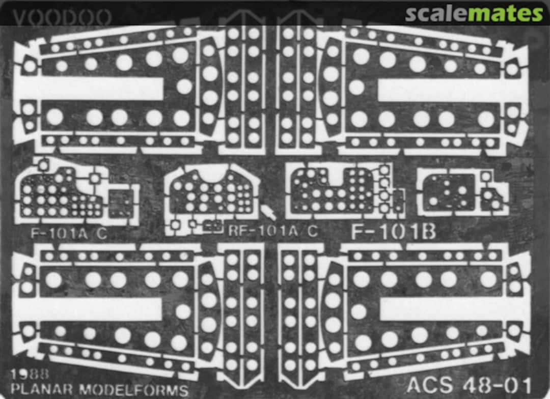 Boxart F-101 Voodoo Detailing Set ACS 48-01 Planar Modelforms Boxart F-101 Voodoo Detailing Set ACS 48-01 Planar Modelforms