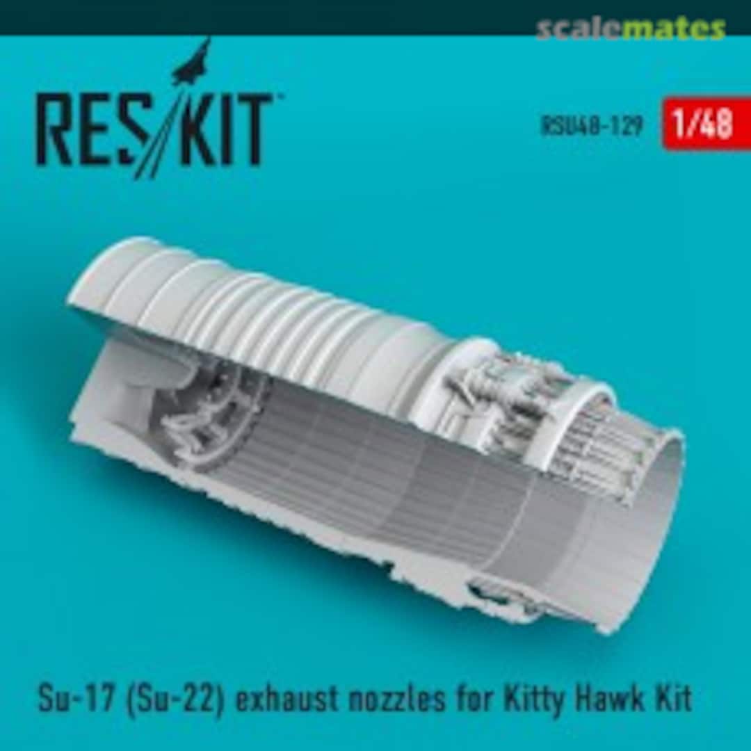 Boxart Su-17/22 - exhaust nozzle RSU48-0129 ResKit Boxart Su-17/22 - exhaust nozzle RSU48-0129 ResKit
