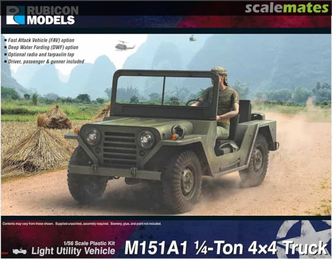 Boxart M151A1 1/4-Ton 4x4 Truck 280124 Rubicon Models Boxart M151A1 1/4-Ton 4x4 Truck 280124 Rubicon Models
