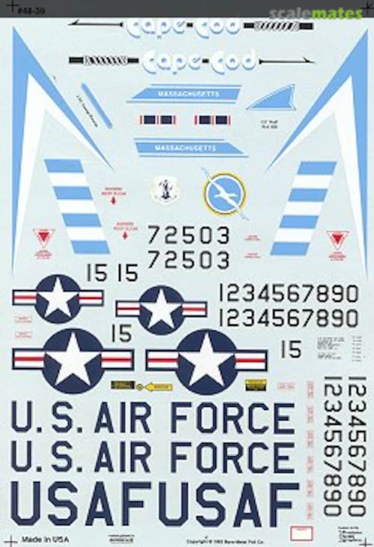 Boxart F-106 Delta Dart 48-39 Experts-Choice Decal Boxart F-106 Delta Dart 48-39 Experts-Choice Decal