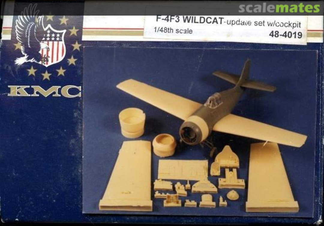 Boxart Grumman F4F-3 Wildcat Update Set 48-4019 KMC Boxart Grumman F4F-3 Wildcat Update Set 48-4019 KMC