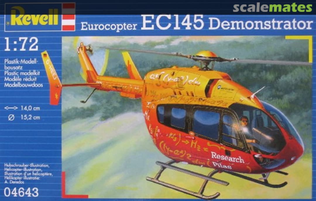 Boxart Eurocopter EC145 Demonstrator 04643 Revell Boxart Eurocopter EC145 Demonstrator 04643 Revell