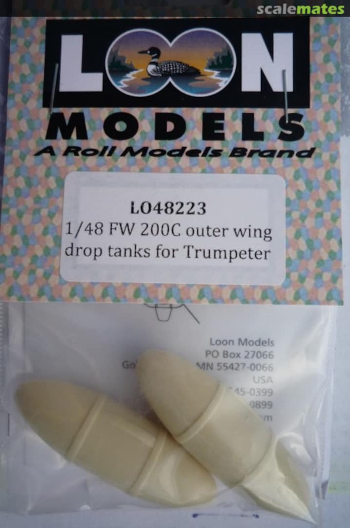 Boxart Fw 200C outer wing drop tanks LO48223 Loon Models Boxart Fw 200C outer wing drop tanks LO48223 Loon Models