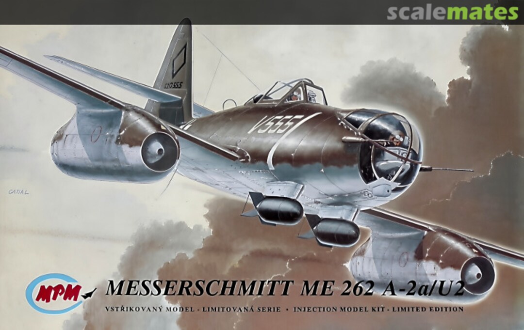 Boxart Messerschmitt Me 262 A-2a/U2 72018 MPM Production Boxart Messerschmitt Me 262 A-2a/U2 72018 MPM Production