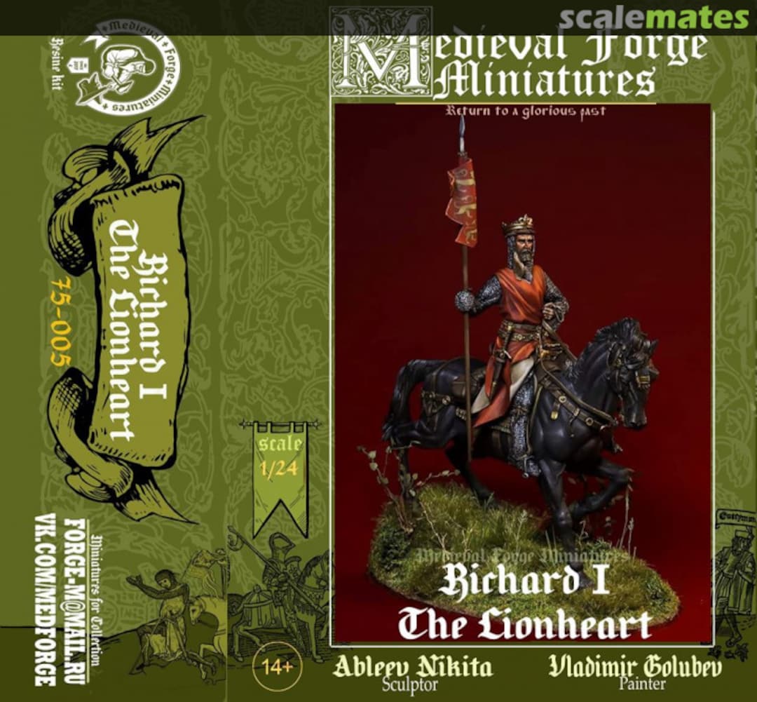Boxart Richard I E-75-005 Medieval Forge Miniatures Boxart Richard I E-75-005 Medieval Forge Miniatures
